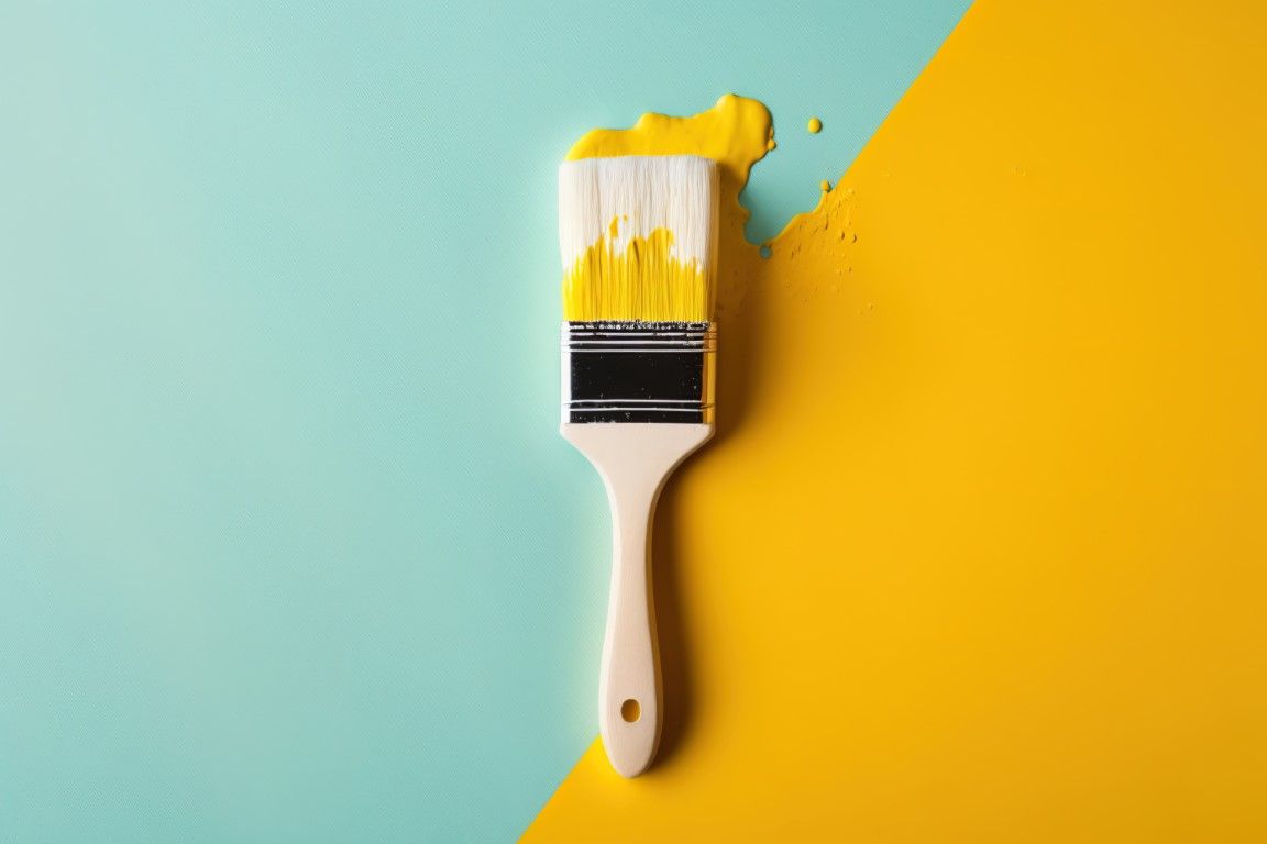 Painting crew member preparing a wall surface at a home in Albany, GA